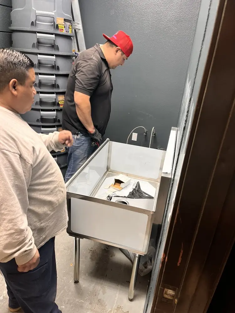 Commercial plumbing and sink installation in Cedar Run